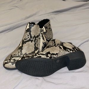 Snake Print Boots